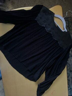 Zara flowy long sleeve  blouse